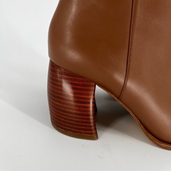 MICHAEL Michael Kors Maude Block Heel booties luggage brown - 9.5 - Picture 7 of 13